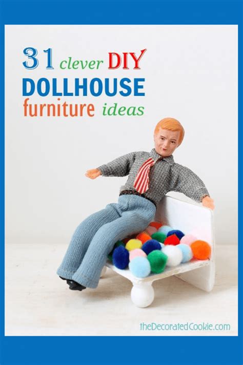 Doll house furniture ideas: A roundup of DIY doll house furniture tutorials.