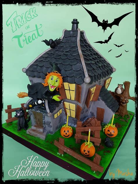 Witch halloween cake - Cake by Sweet cakes by Masha - CakesDecor