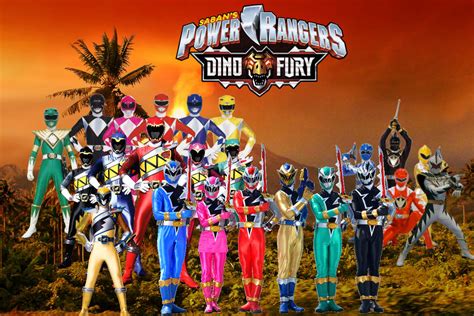 Power Rangers Dino Fury Fan Made Wallpaper by 22Tjones on DeviantArt