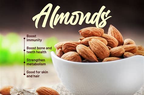 Health benefits of almonds