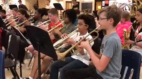 Tabb Middle School students prepare for end-of-year performance with original composition