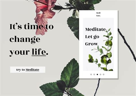 Meditate | App design on Behance