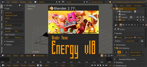 Blender Theme: Energy v18 - BlenderNation