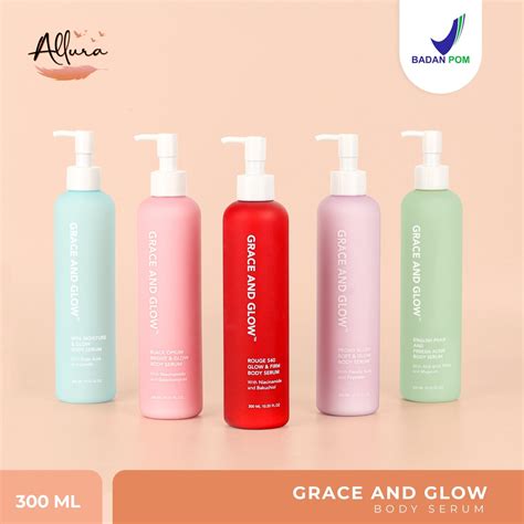 Jual Grace and Glow Body Serum Black Opium Miss Moisture Body Lotion Grace & Glow Body Serum ...