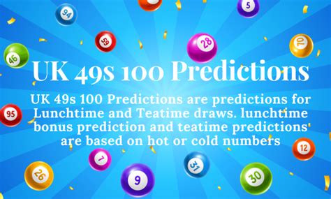 UK 49s Hot And Cold Numbers & UK49s Predictions - UK Lunchtime Banker ...