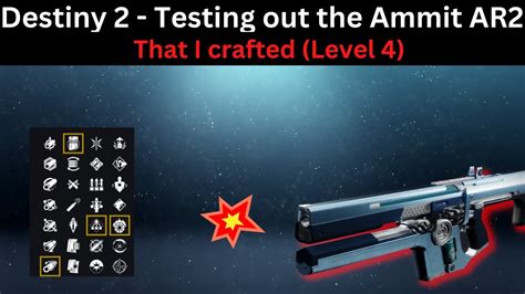 Destiny 2 - Testing out the Ammit AR2 Auto Rifle with crafted rolls ...