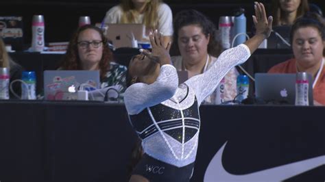 Simone Biles wows in comeback gymnastics meet - NBC Sports