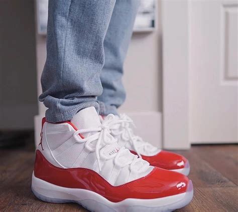 Jordan 11 Cherry on feet today (from Yoyokicks) : r/sneaker