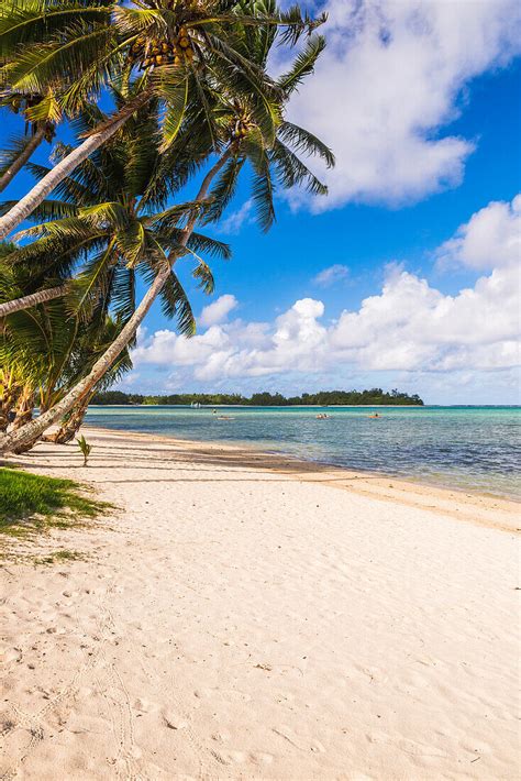 White sands of Muri Beach, Muri, … – License image – 71078149 Image ...