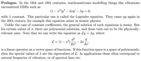 Orthogonal polynomials and linear differential operators Flashcards | Quizlet