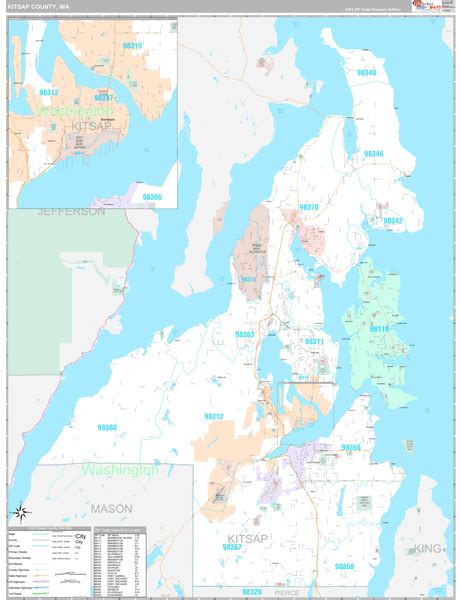 Kitsap County, WA Maps