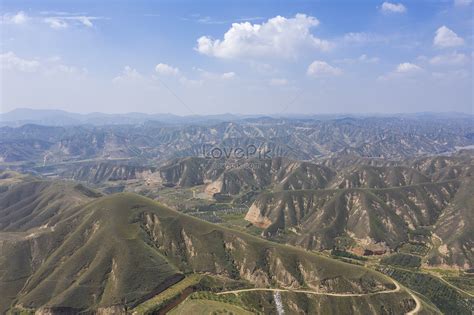 Landforms On The Loess Plateau In Lanzhou Picture And HD Photos | Free Download On Lovepik