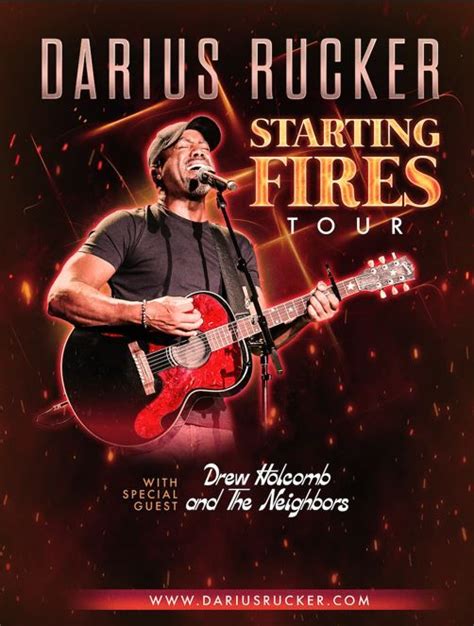 DARIUS RUCKER ANNOUNCES 2023 STARTING FIRES TOUR | Shutter 16 Magazine