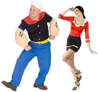Popeye and Olive Oyl Costumes Ideas | Popular Character Costumes