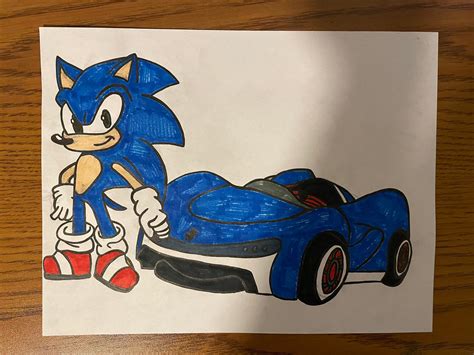 Sonic in Team Sonic Racing by Muthoni16 on DeviantArt