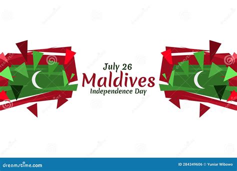 July 26, Maldives Independence Day Congratulatory Design With Maldivian ...