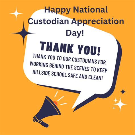 Happy National Custodian Appreciation Day! | Hillside District 93