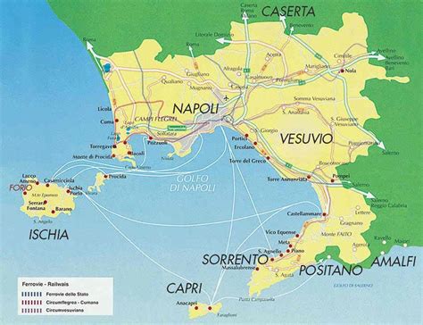 Ostrov Ischia Mapa | MAPA