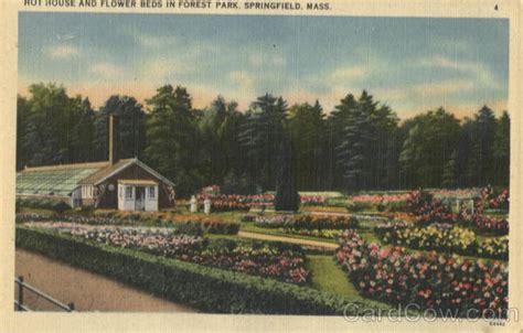 Hot House and Flower Beds In Forest Park In Forest Park Springfield, MA