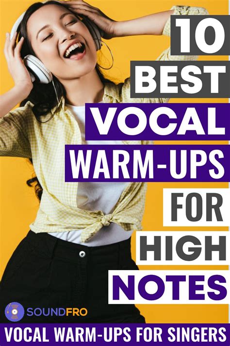 10 Best Vocal Warm-Ups For High Notes: Exercises For Singers |‌ Sound Fro