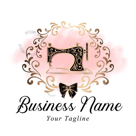 Logo Design Nähmaschine Logo Logo Aquarell Nähmaschine Mode - Etsy.de