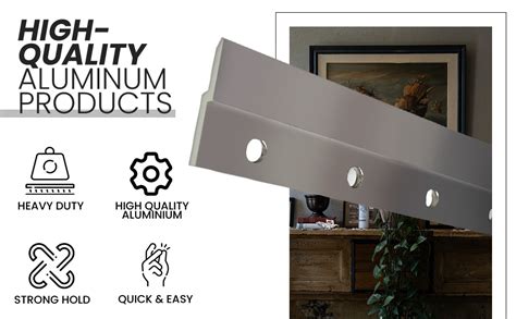 Versatile 6'' French Cleat Hanger Kit - Heavy-Duty French Cleats for Secure Wall Mounting ...