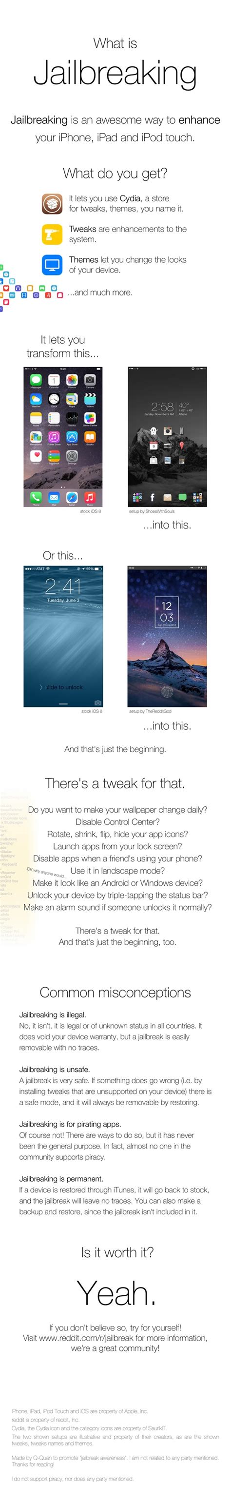 This Is Why You Should Jailbreak Your iOS Device [INFOGRAPHIC]