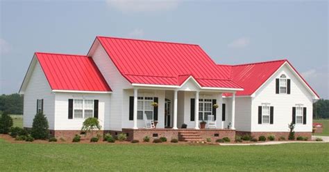 houses with red roofs | ... Metal Roofing for Residential and Commercial Roofs - Union ...