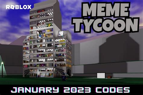 Roblox Meme Tycoon codes for January 2023: Free boosts and rewards