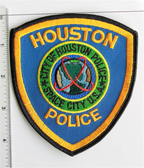 HOUSTON POLICE DEPARTMENT UNIFORM PATCH - POLICE BADGE EU