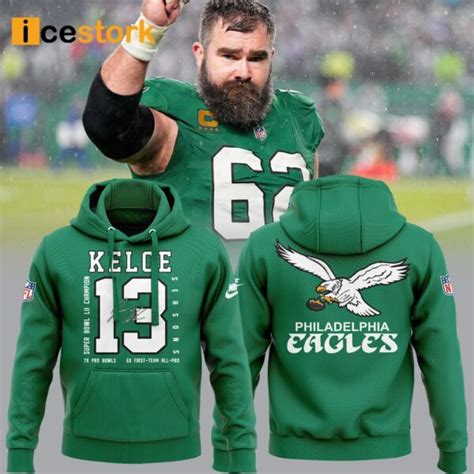 Jason Kelce Super Bowl Champion Hoodie - Icestork