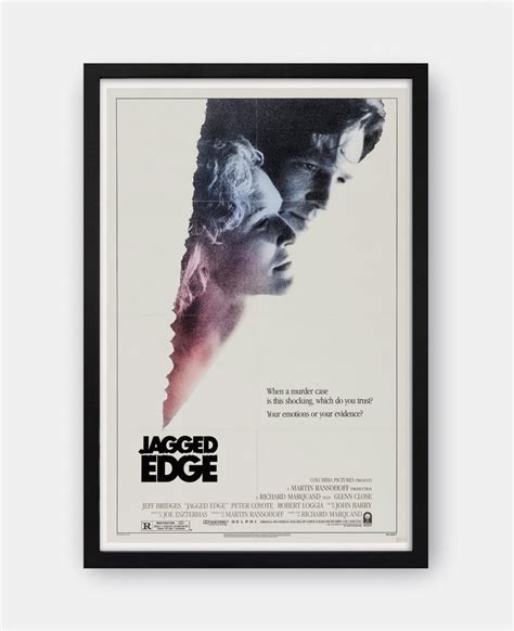 Jagged Edge (1985) Movie Poster - The Curious Desk