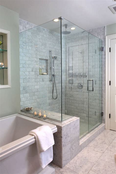 27 Walk in Shower Tile Ideas That Will Inspire You | Home Remodeling Contractors | Sebring ...