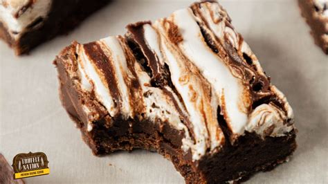 Decadent Fluffy Marshmallow Swirl Brownies Recipe - Truffle Nation