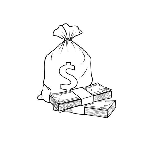 How To Draw A Stack Of Money