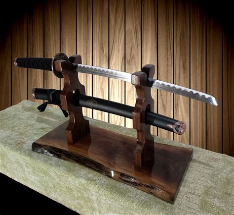 Rustic Small Sword Display Stand, Military, Katana, Saber, Wakizashi ...