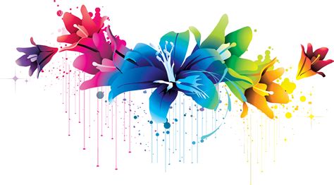 Pin by Solitary Escape on Colourfull | Floral vector png, Flower ...
