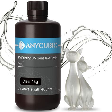 Buy ANYCUBIC 3D Printer Resin, 405nm SLA UV-Curing Resin with High Precision and Quick Curing ...
