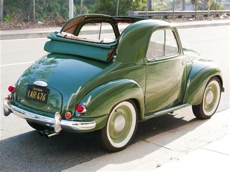 1954 Fiat Topolino Convertible 94071 Miles Green 4 CYL Manual - Classic Fiat Topolino 1954 for sale