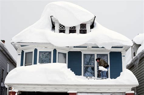 Heavy Snow Keeps Falling in Buffalo Area, Straining Nerves and Roofs ...