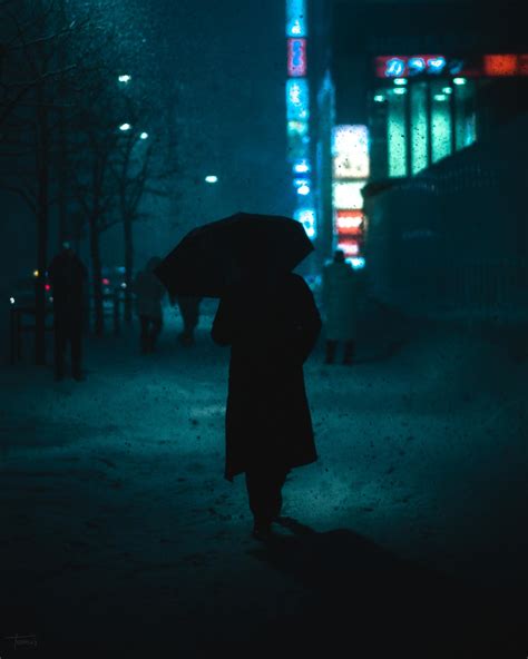 A Dark Winter Night, Me, Photography, 2019 : r/Art