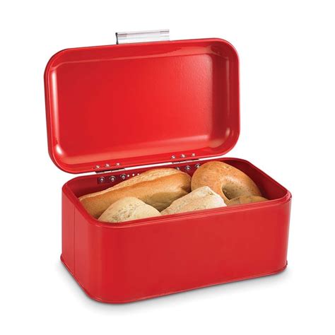 Shop Home Basics Vintage Red Retro Bread Box - Free Shipping On Orders Over $45 - Overstock.com ...