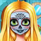 Sisters Halloween Face Paint - Free Online Games - play on unvgames