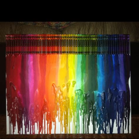 Crayola rainbow crayon melt! | Kreativ