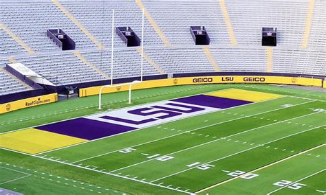 LSU Unveils New Field Designs for Annual Spring Game [PHOTOS]