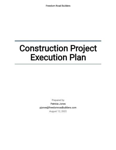 25+ Project Execution Plan Templates - Word, PDF, Excel, Apple Pages ...