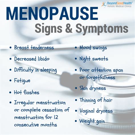 Stop The Myths - 6 Facts On Menopause Symptoms Revealed! - Beyond Good Health Clinics