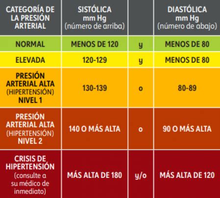 ¿Cuál es la presión arterial que debe tener una persona adulta?