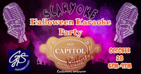 Scaryoke Halloween Karaoke Party at the Old Capitol Inn | Downtown ...