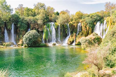 Premium Photo | Kravice waterfall in bosnia and herzegovina